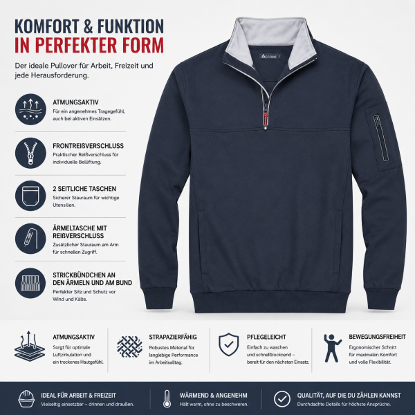 Sweat Sport Oberteil Aktive Wear